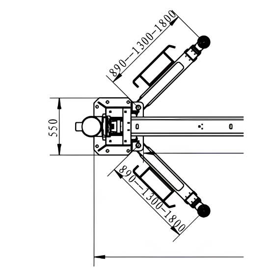 Podnośnik 2-kolumnowy Bestlift 255GE B5